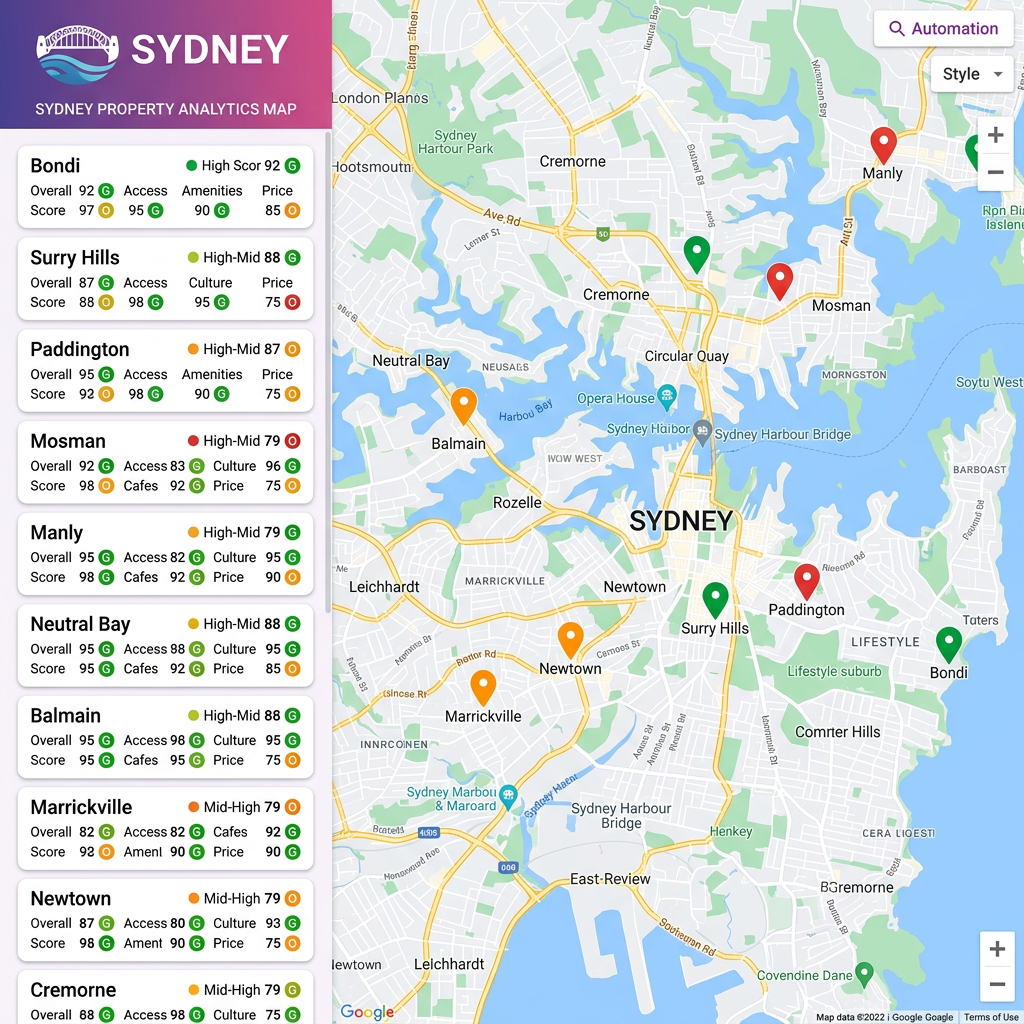 Next-to-List Detection Interface