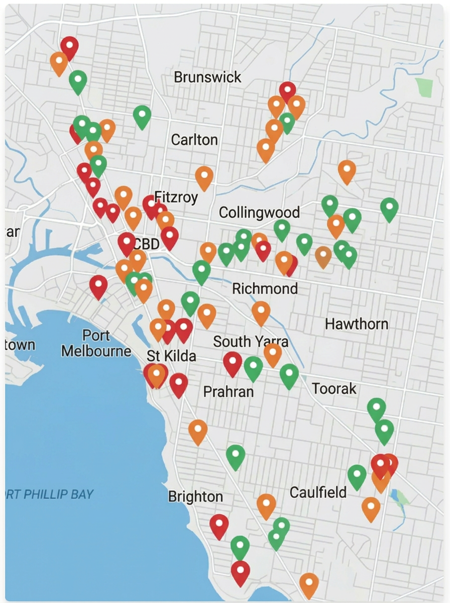 Brisbane Property Map
